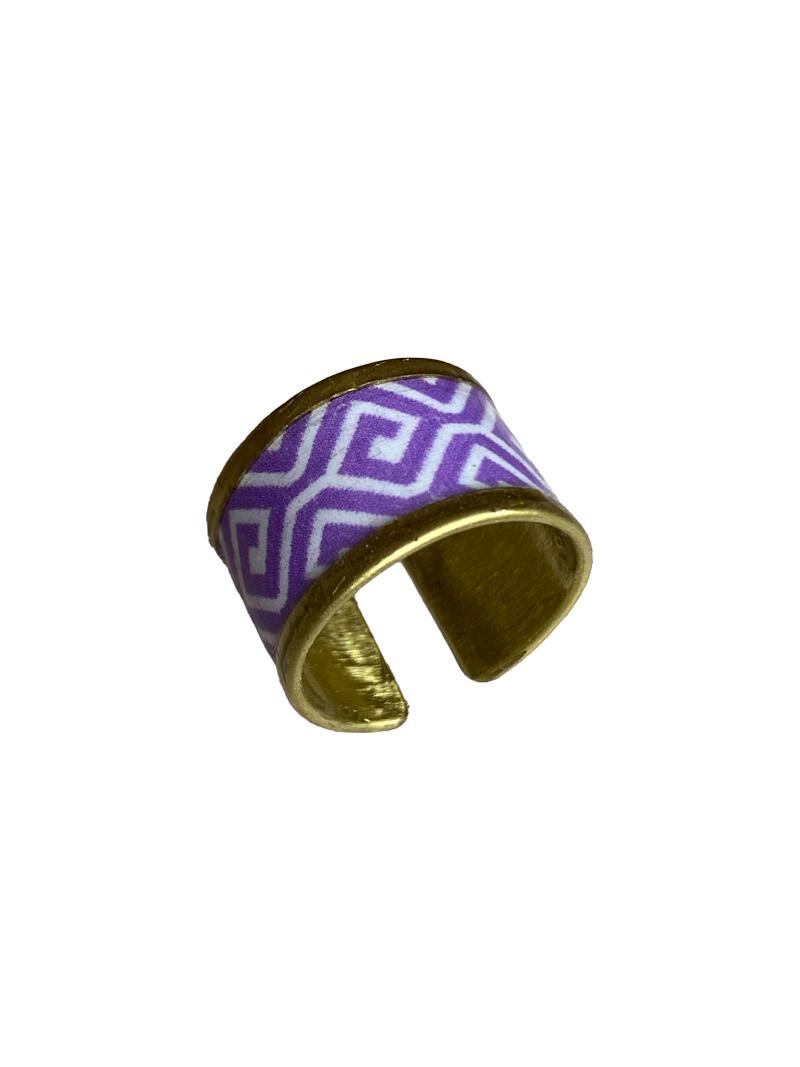 Grecian Mauve Handmade Ring