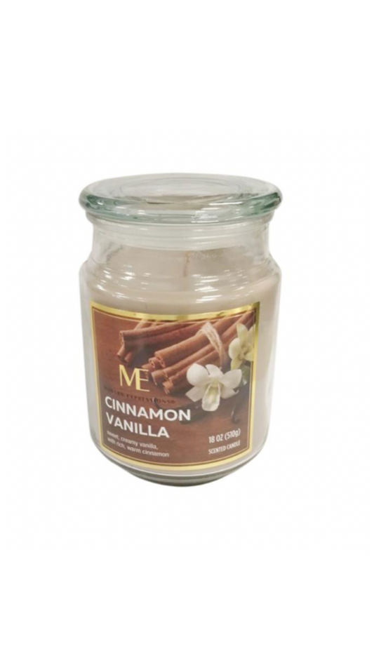 Scented Candle in Jar "Cinnamon Vanilla" 9×14cm