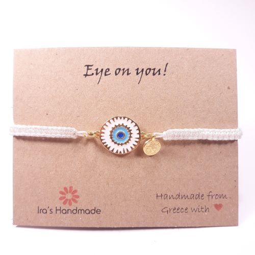White Eye Bracelet