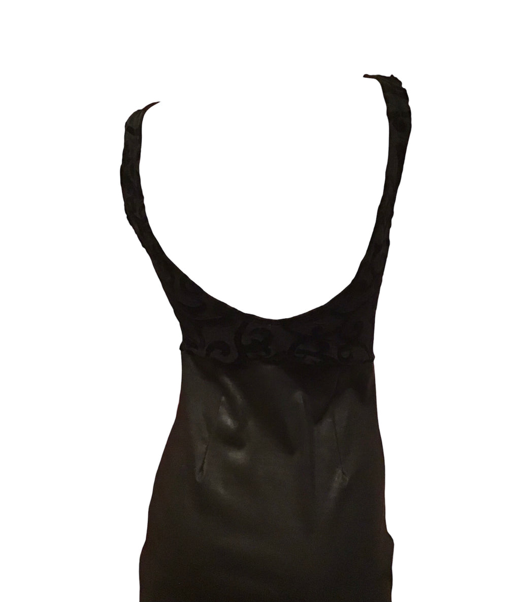 Maxi Black Gown Dress