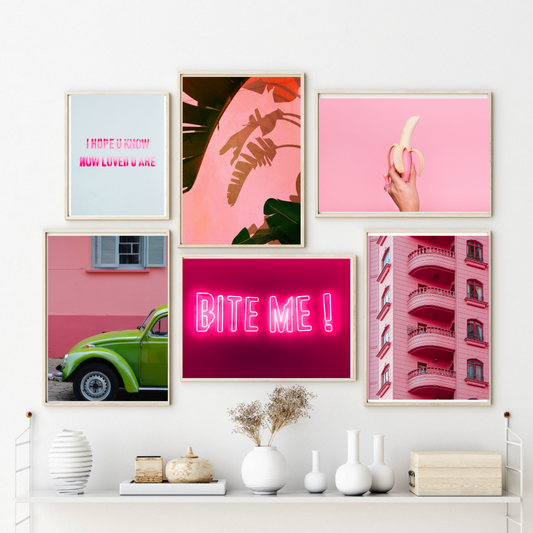 Barbie Wall Art Set of 6 Posters