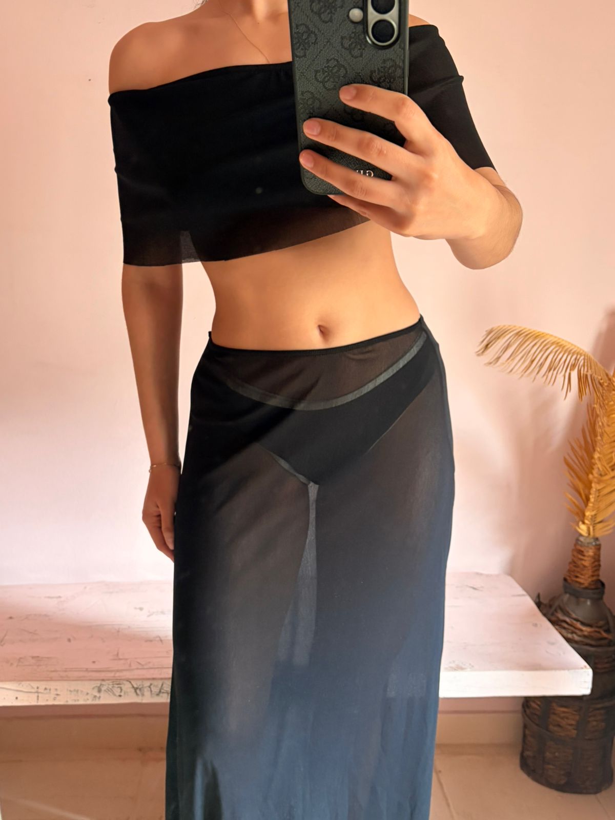 Linda Mesh Skirt – Sheer Cover-Up