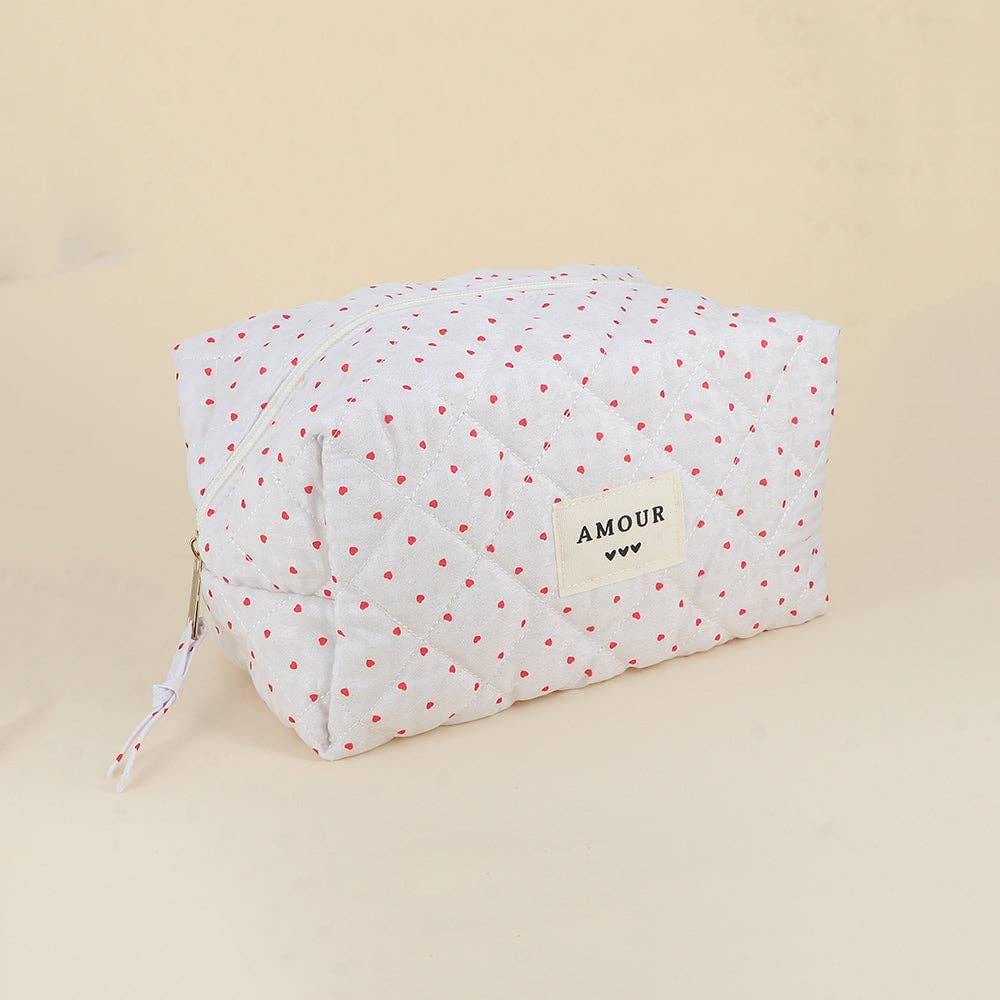 Large pouch - cotton/polyester - 23 x 12 x 14 cm: Leopard
