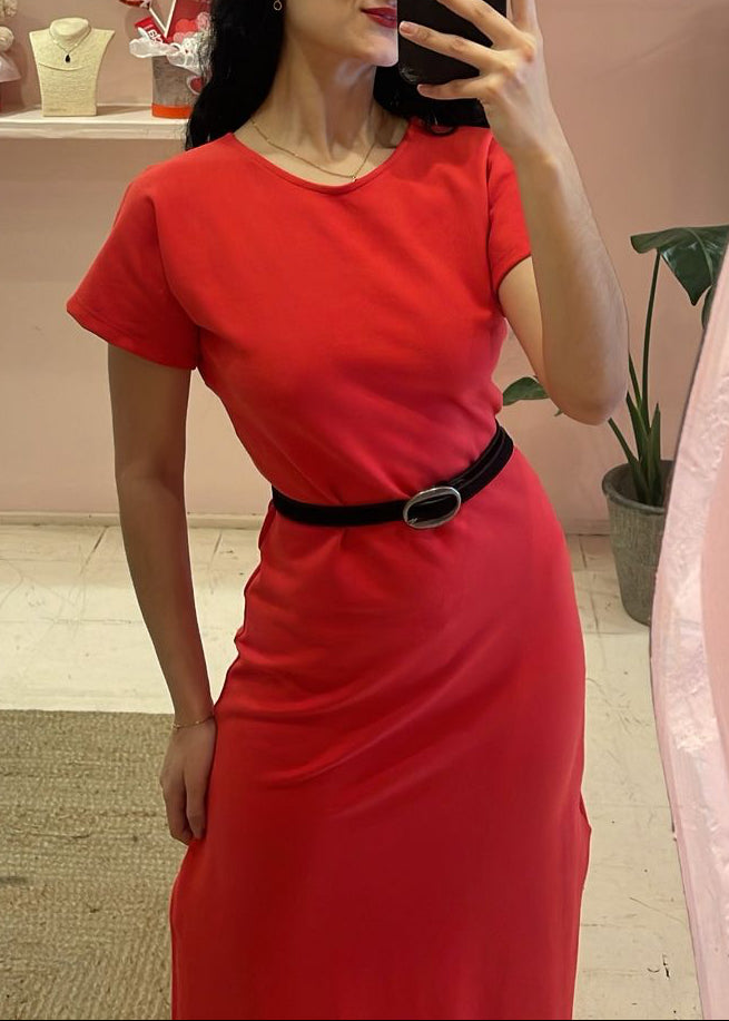 The Nera Maxi Dress Minimal jersey long dress