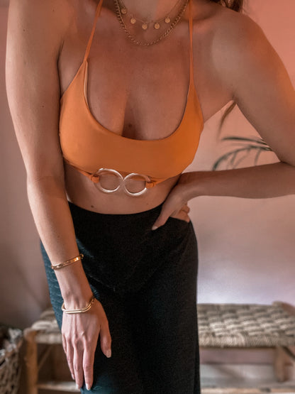 Peach Infinity Top
