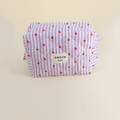 Pouch - LOVE and 3 hearts - 15 x 10 x 8 cm: Lilac Heart