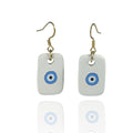 Phylax — Hand-Painted Evil Eye Ceramic Drop Earrings
