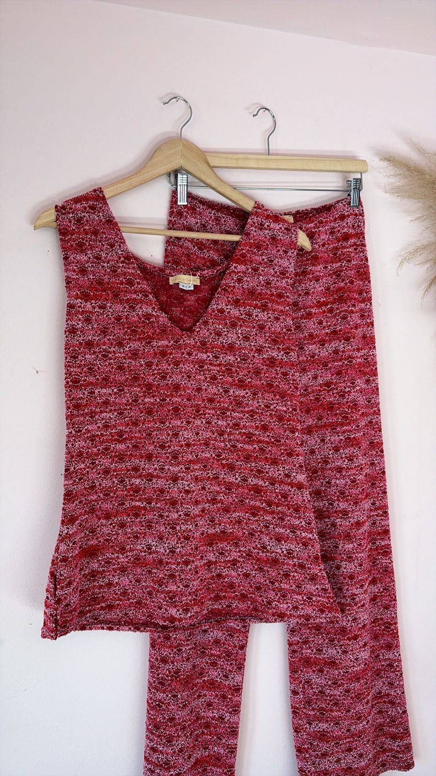 The Cala Set - Textured Knit Set Trousers