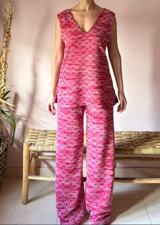 The Cala Set - Textured Knit Set Top