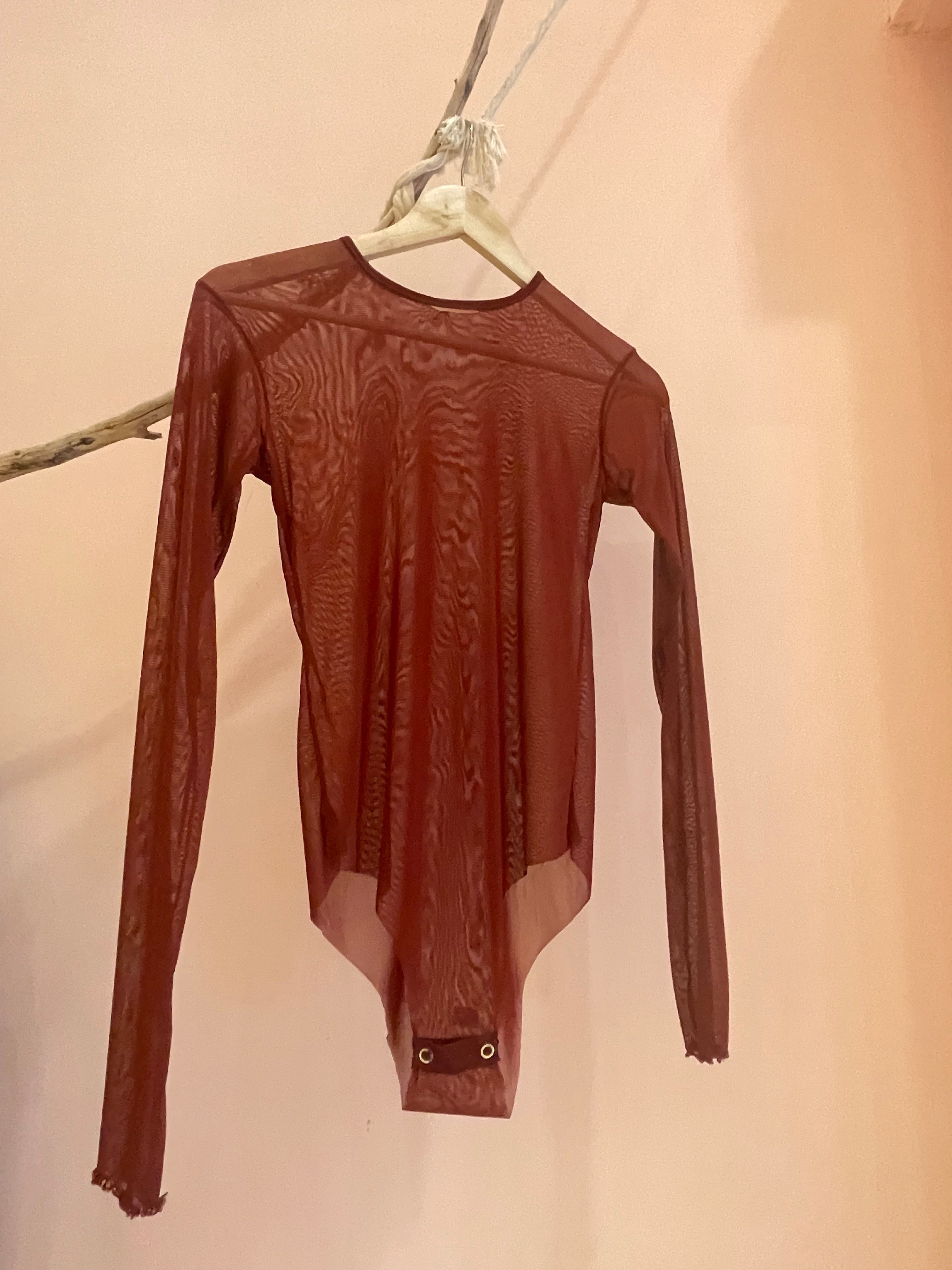 Open Quinn Bodysuit Wine