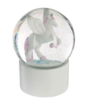 Unicorn Snow Globe Φ10 H. 13.2 cm