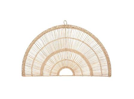 Seagrass Arch-Shaped Wall Decor 60x35cm