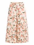 Floral Watercolour Wide-Leg Jeans