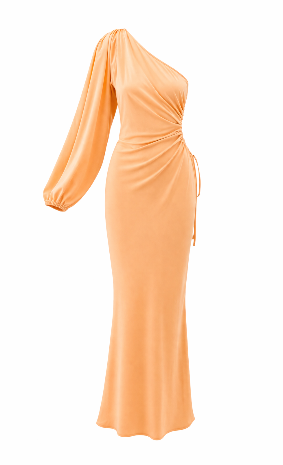 Sunset Bay Mesh One Shoulder Maxi Dress