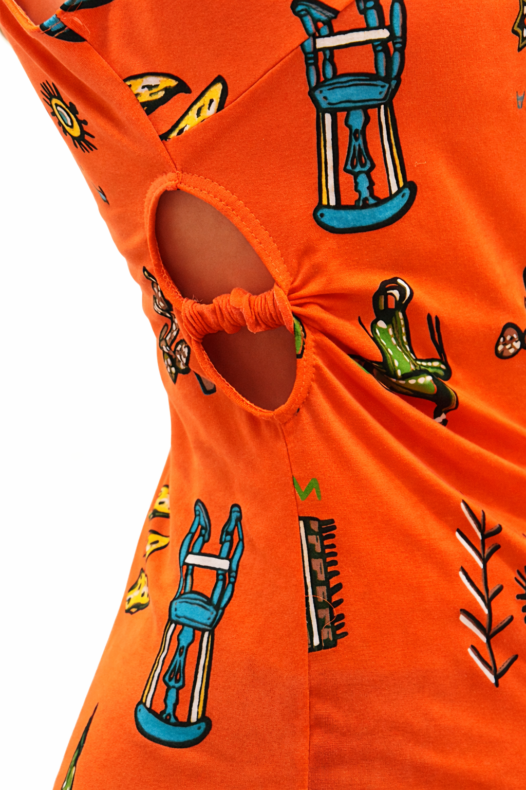 Cabo Mini Dress with Cutouts