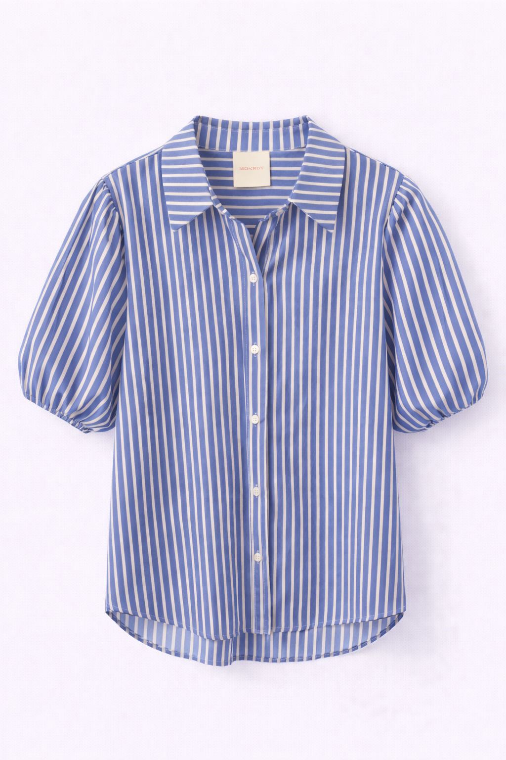 Blue and White Striped Shirt