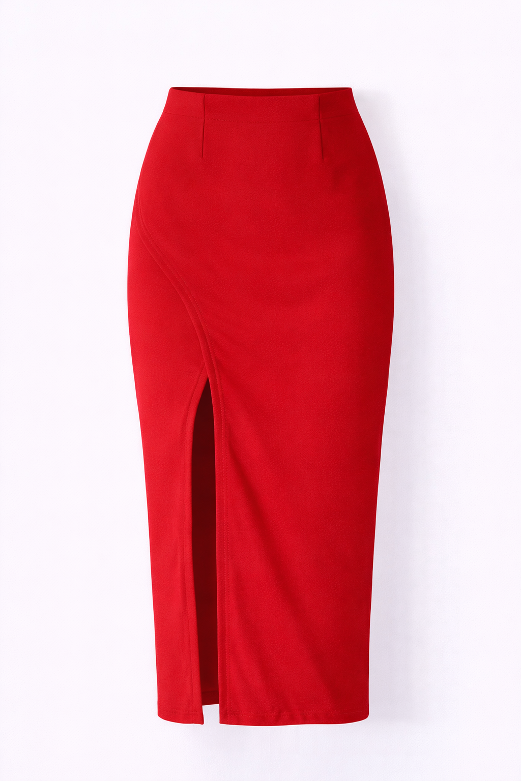 The Rhea Set - Mesh Mid Skirt with Red Lining