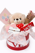 Valentine's Gift Box with Teddy Bear & Bracelet