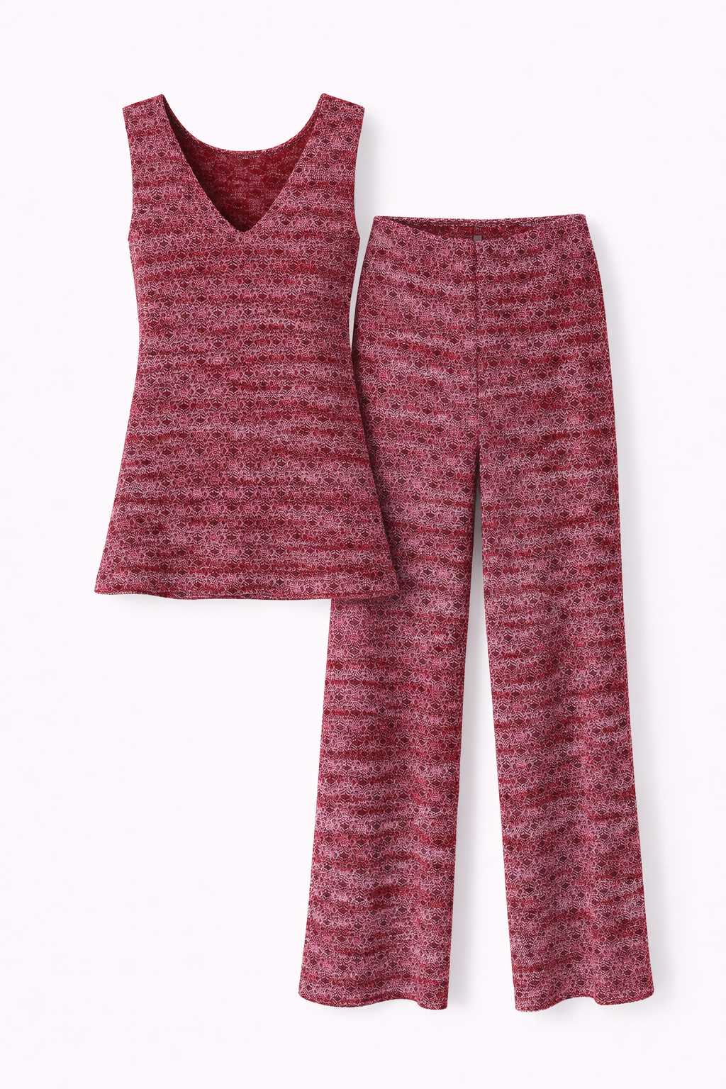 The Cala Set - Textured Knit Set Trousers