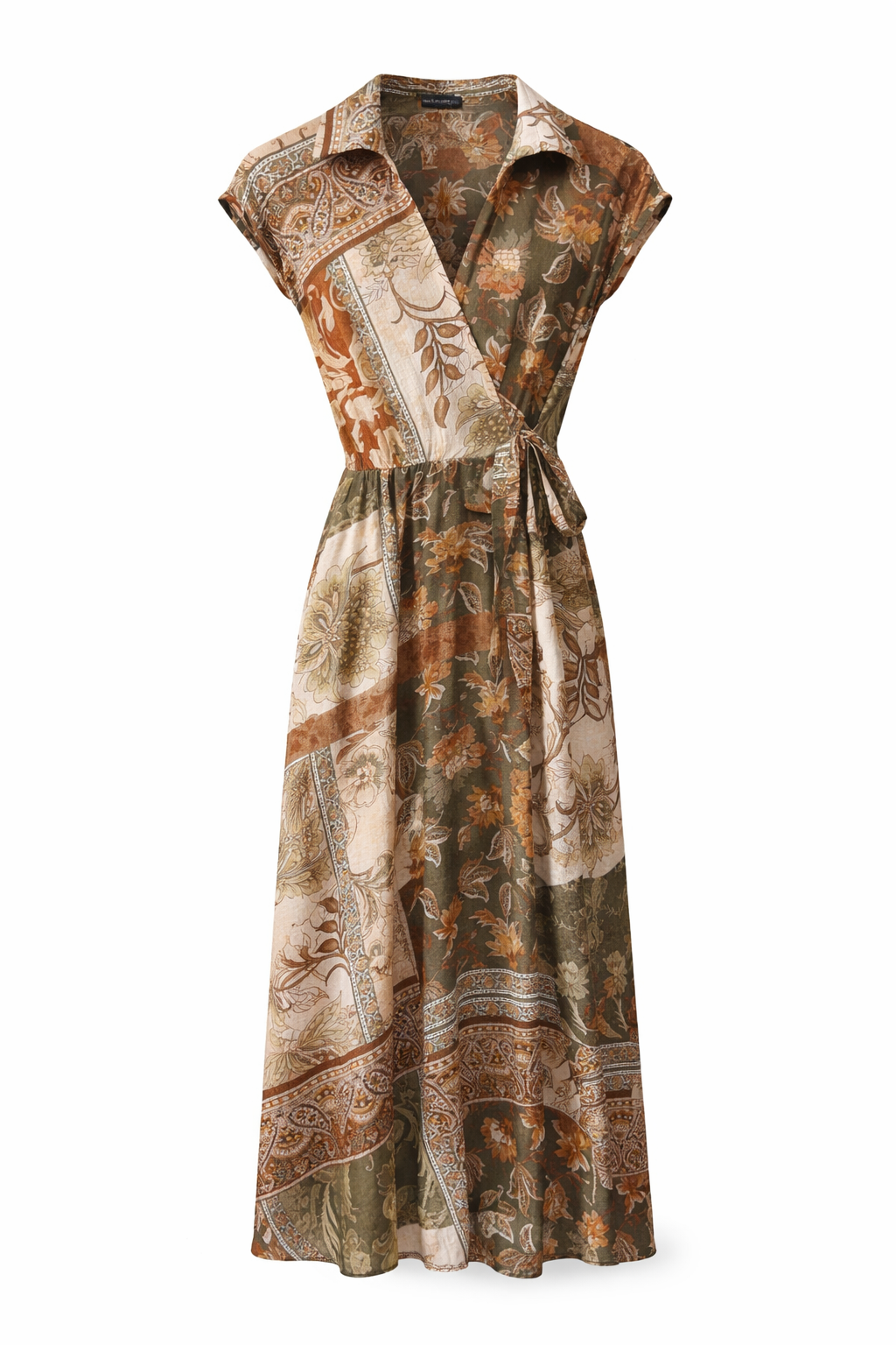 Bohemian Midi Dress with Paisley Print