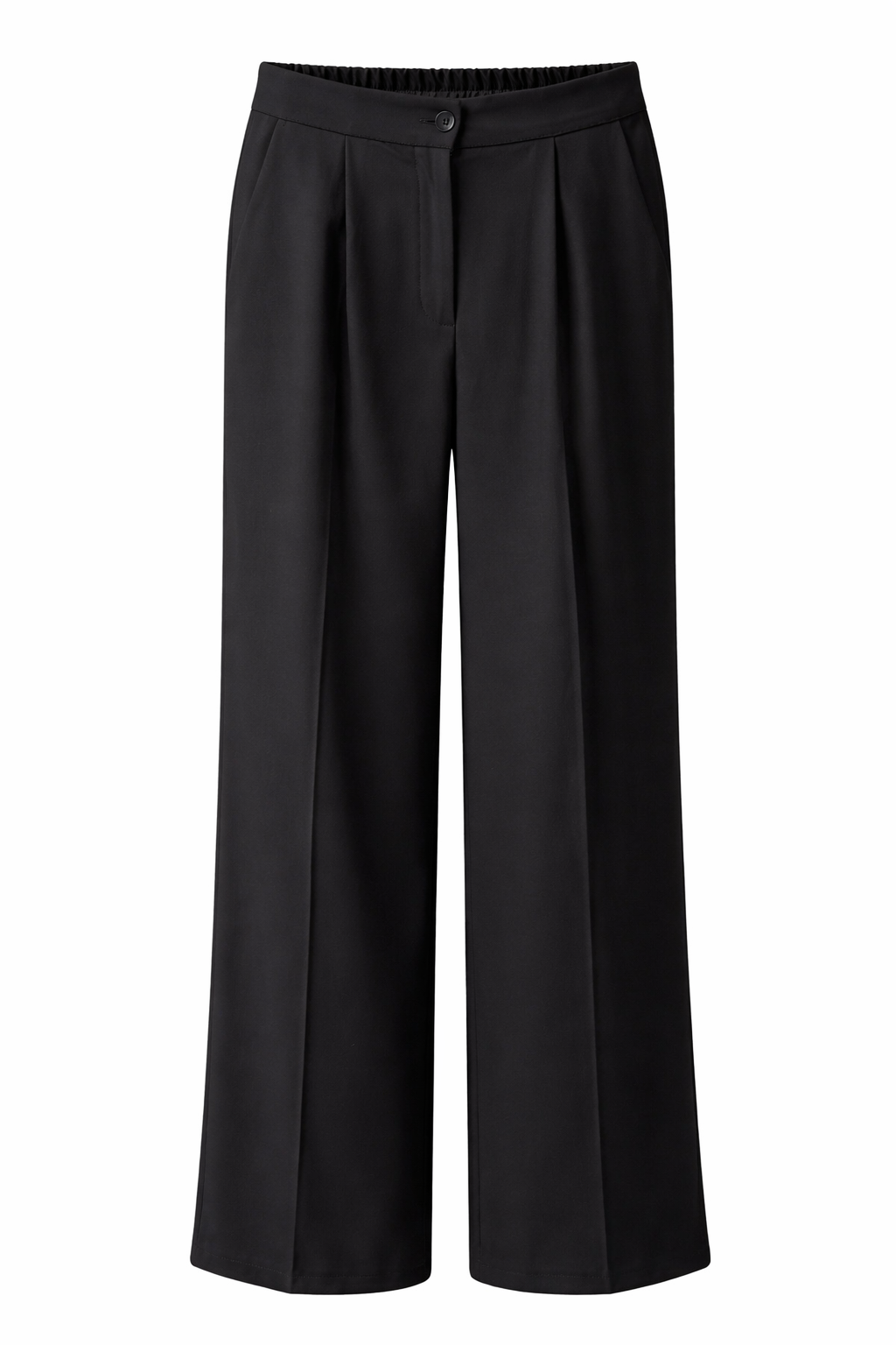 Black Wide-Leg Trousers