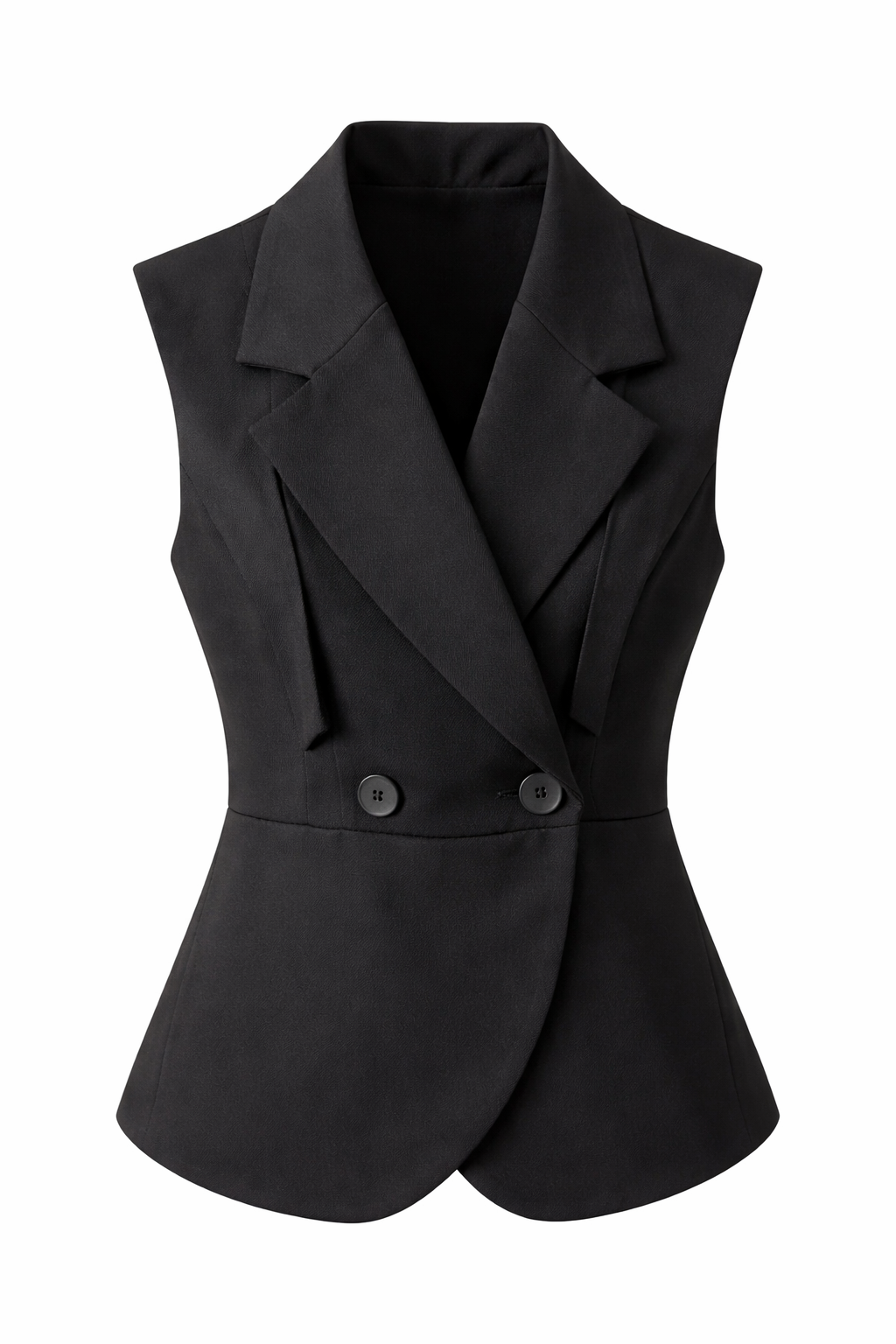 Black Tailored Vest