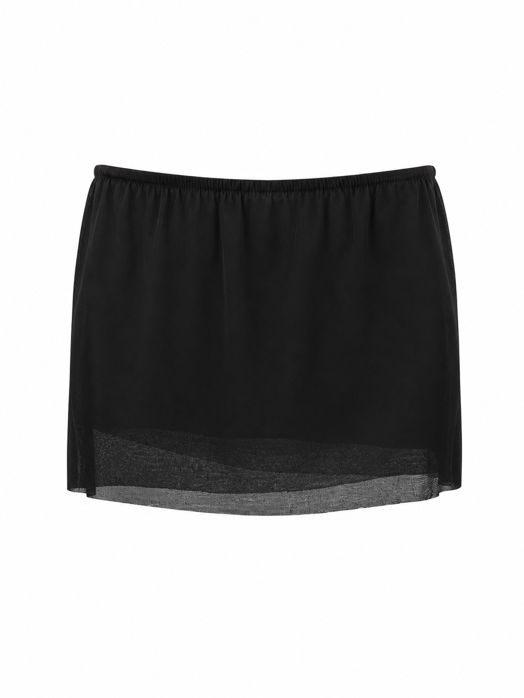 Linda Mesh Strapless Top – Sheer Top
