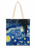 Starry night tote bag design