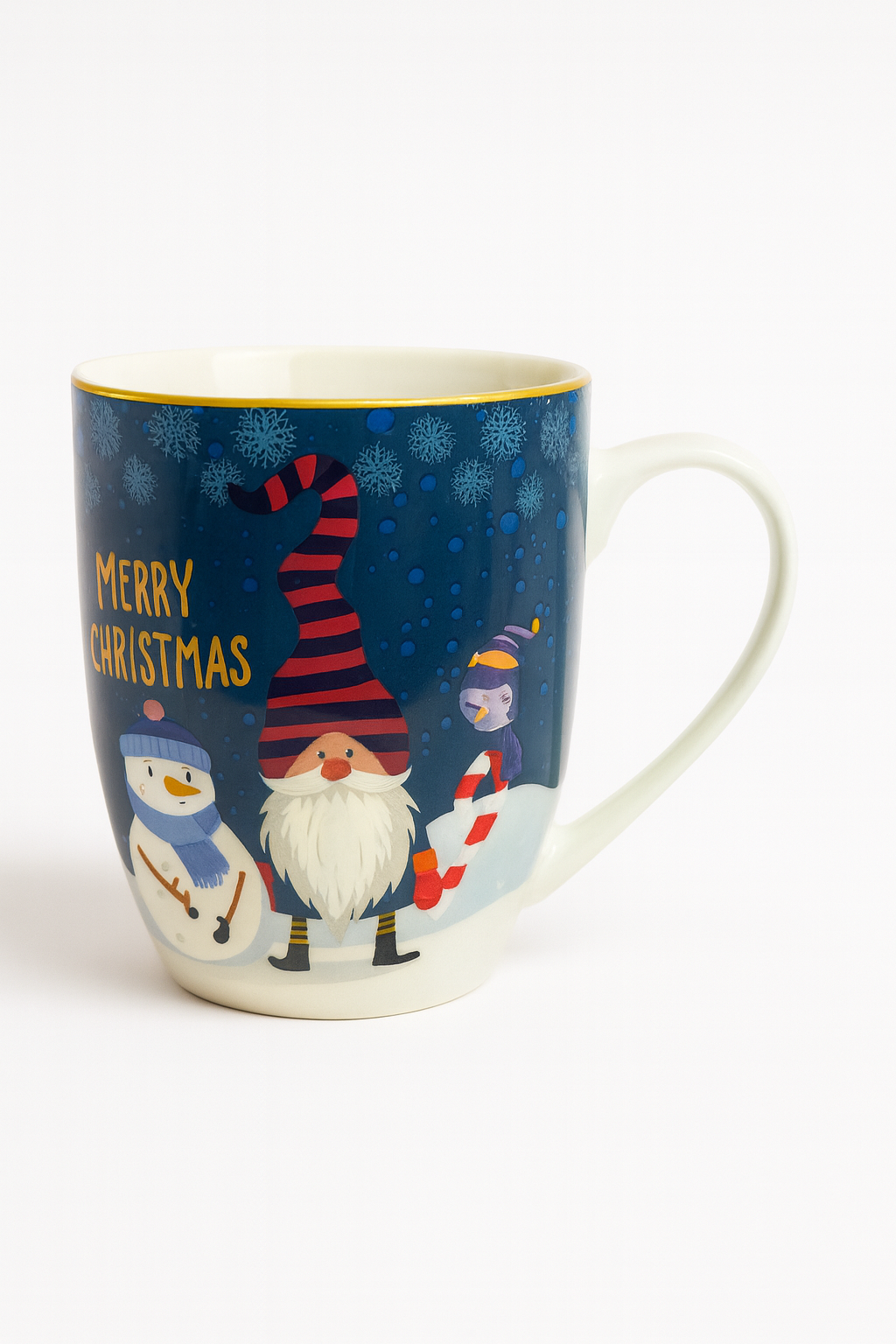 Κεραμική Χριστουγεννιάτικη Κούπα – “Merry Christmas” με Gnome