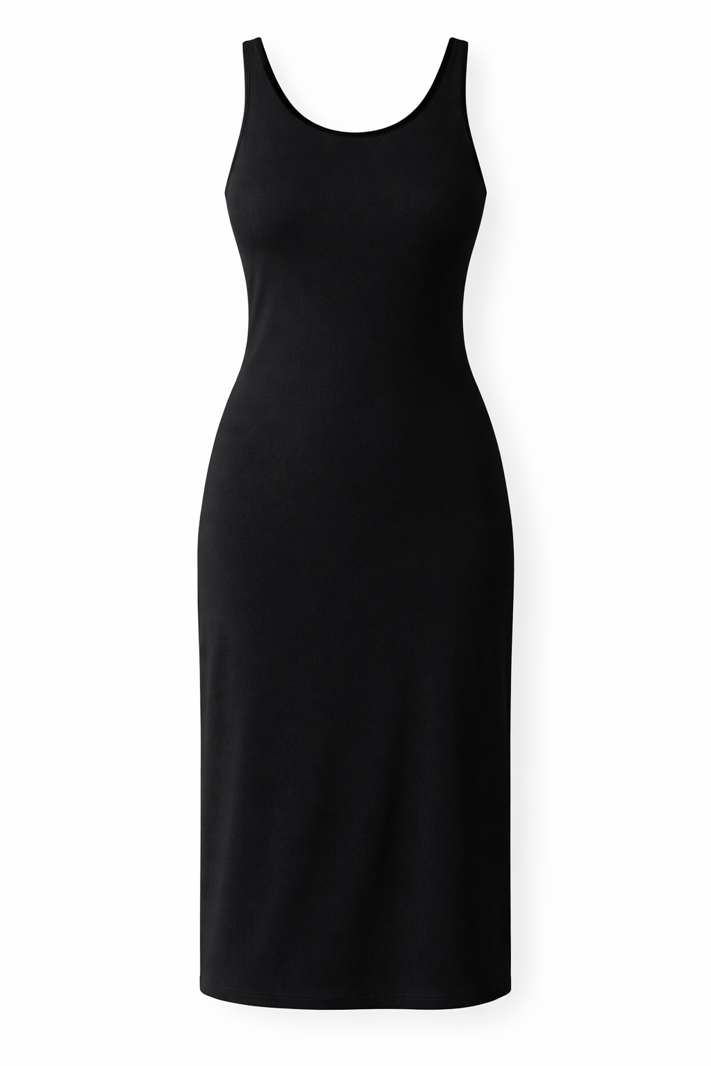 Black Maya Midi Dress