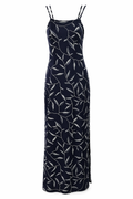 Riviera Maxi Dress Ocean Blue