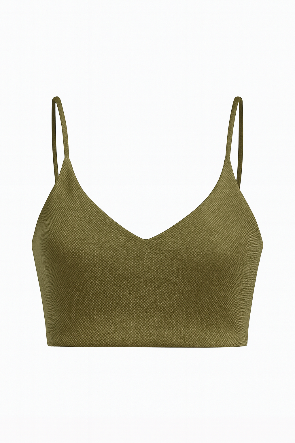 Green Crop Top
