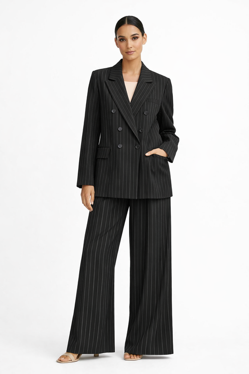 Pinstripe Suit