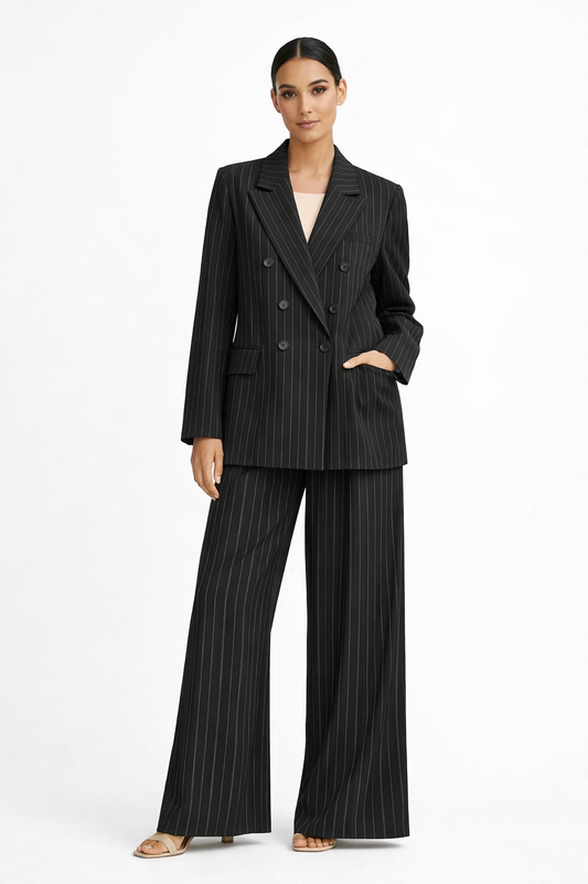 Pinstripe Suit