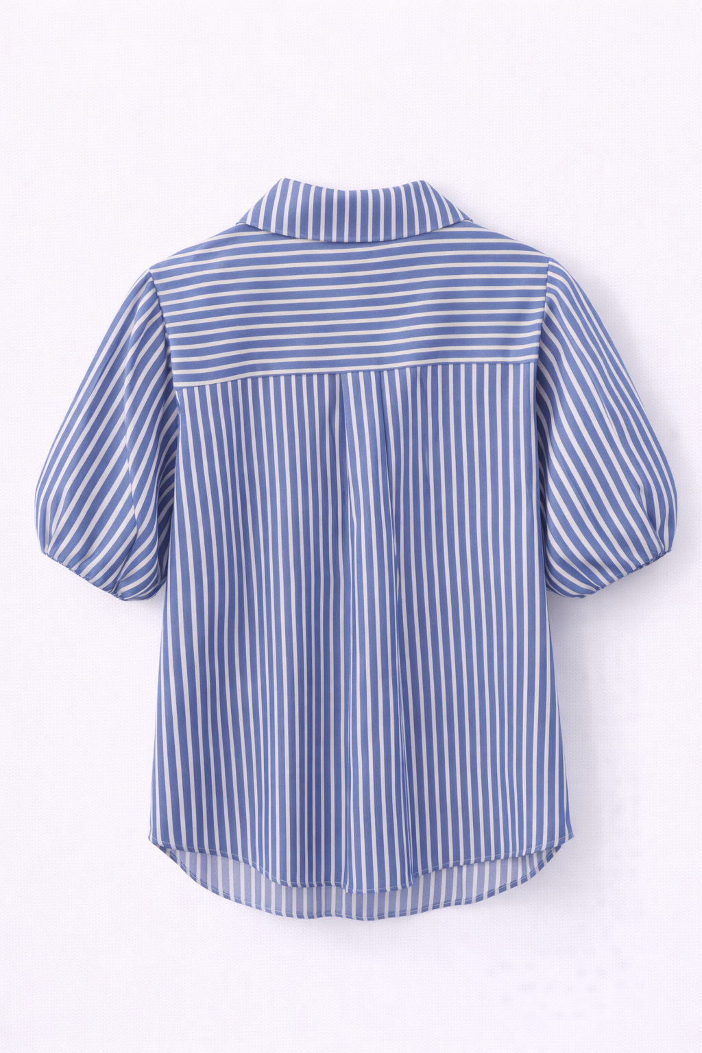 Blue and White Striped Shirt