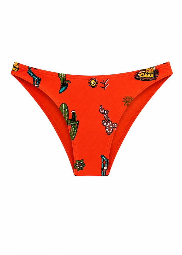 Cabo High Cut Bikini Bottoms