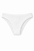 Coraline White Crinkle Bikini Bottom (PRE-ORDER)