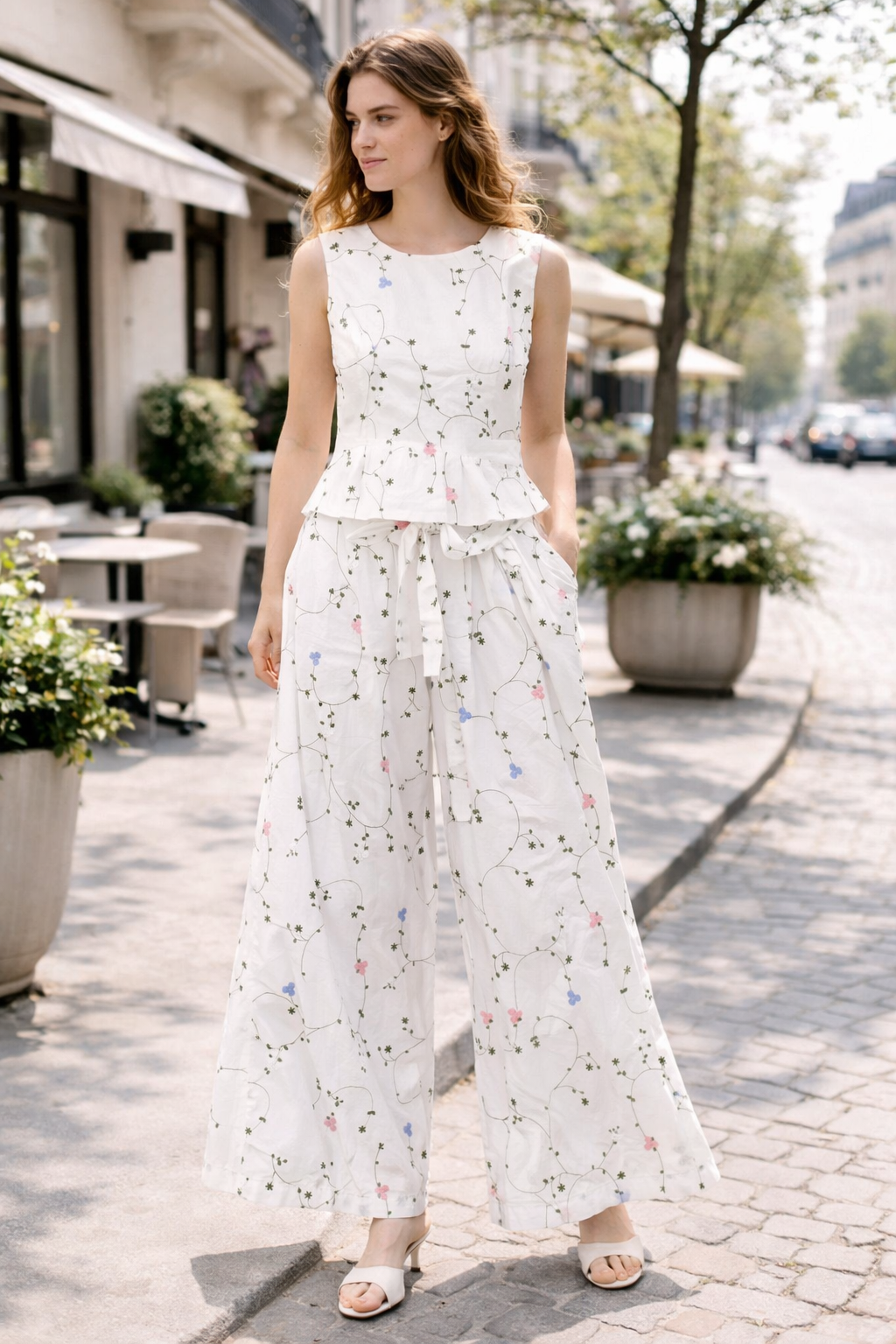Floral Embroidered Top