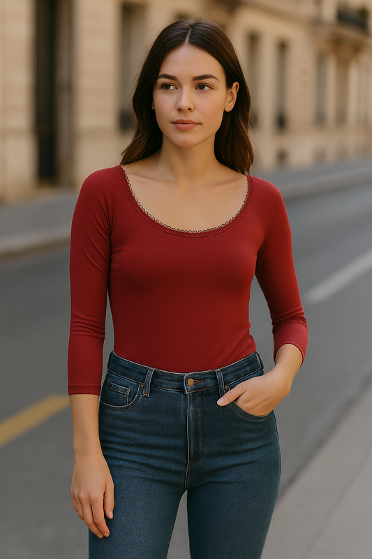 Burgundy Top