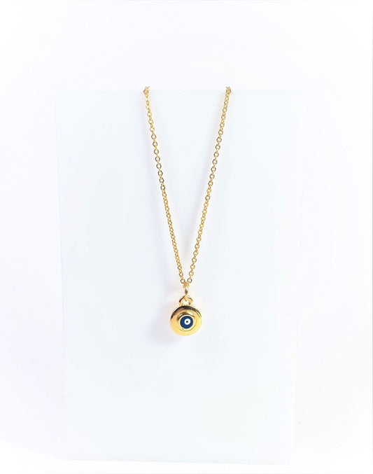 Golden Evil Eye Necklace