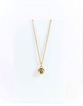 Golden Evil Eye Necklace