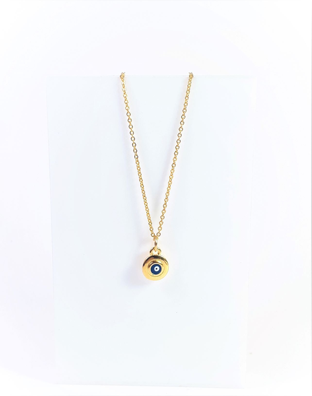 Golden Evil Eye Necklace