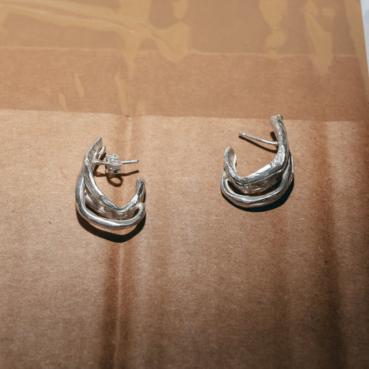 Nasilia Triple Hoop Earrings