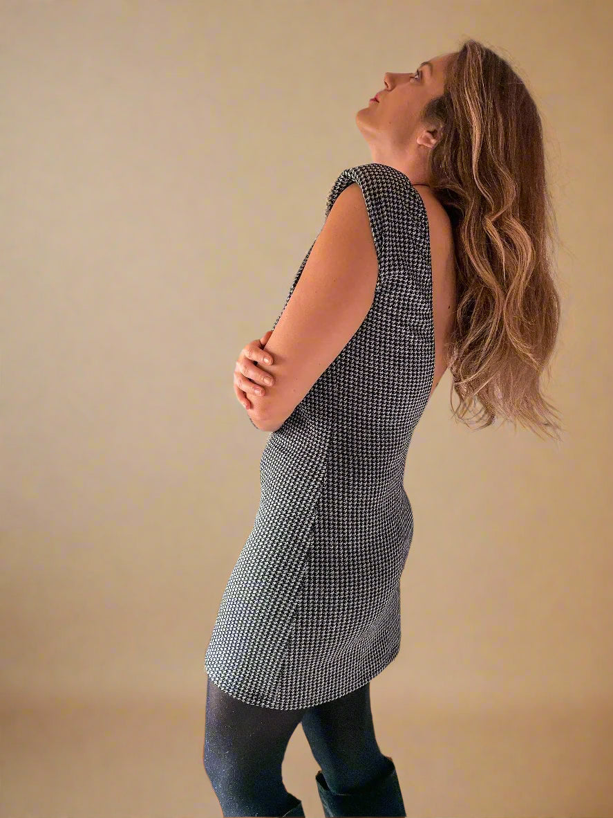 Roby Mini Open Back Dress