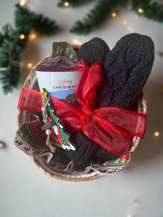 Christmas Cozy Basket