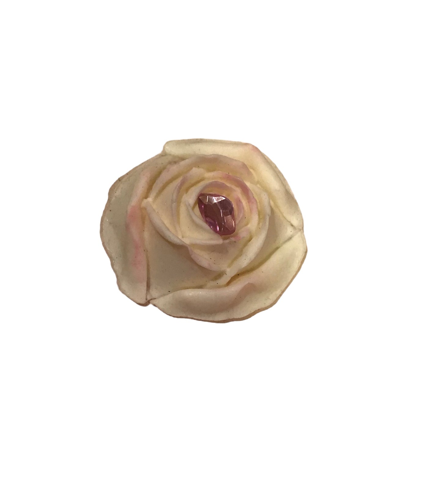 White Rose Elegance Glycerin Soap with Goat Milk and Fragrance