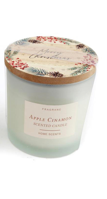 Apple Cinnamon Fragranced Candle