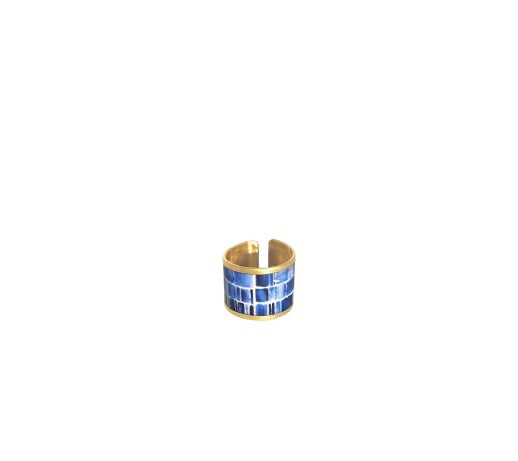 Urban Blue Handmade Ring