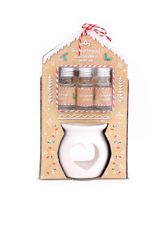 Gingerbread fragranced oil Burner Set