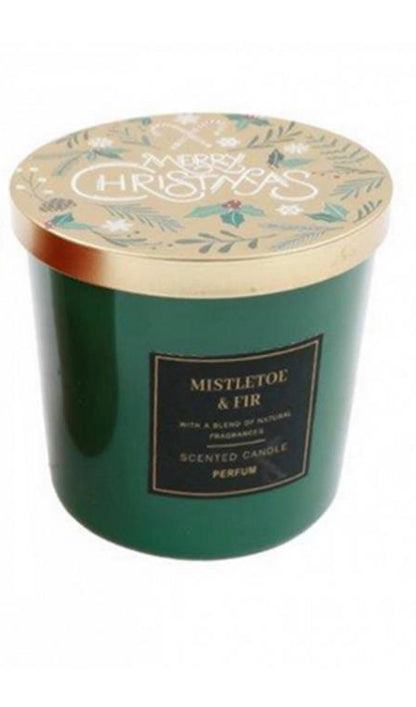 Mistletoe & Fir Fragranced Candle